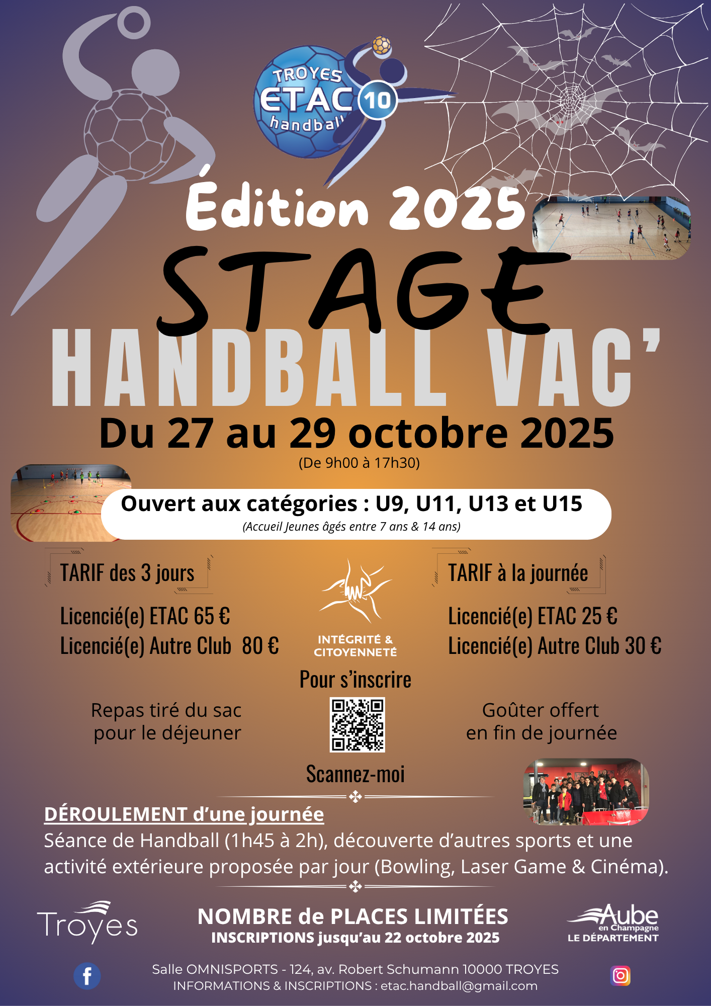 Édition Stages Handball Vac'